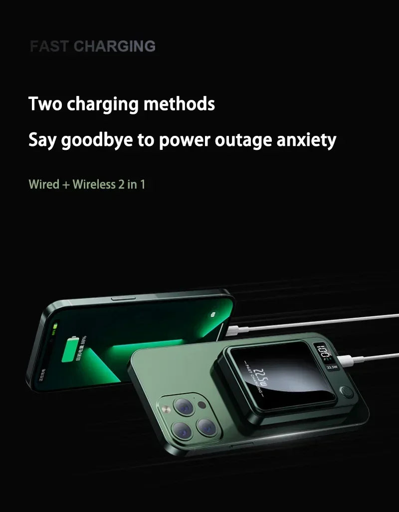 Magnetic Power Bank – 22.5W Fast Wireless Charging