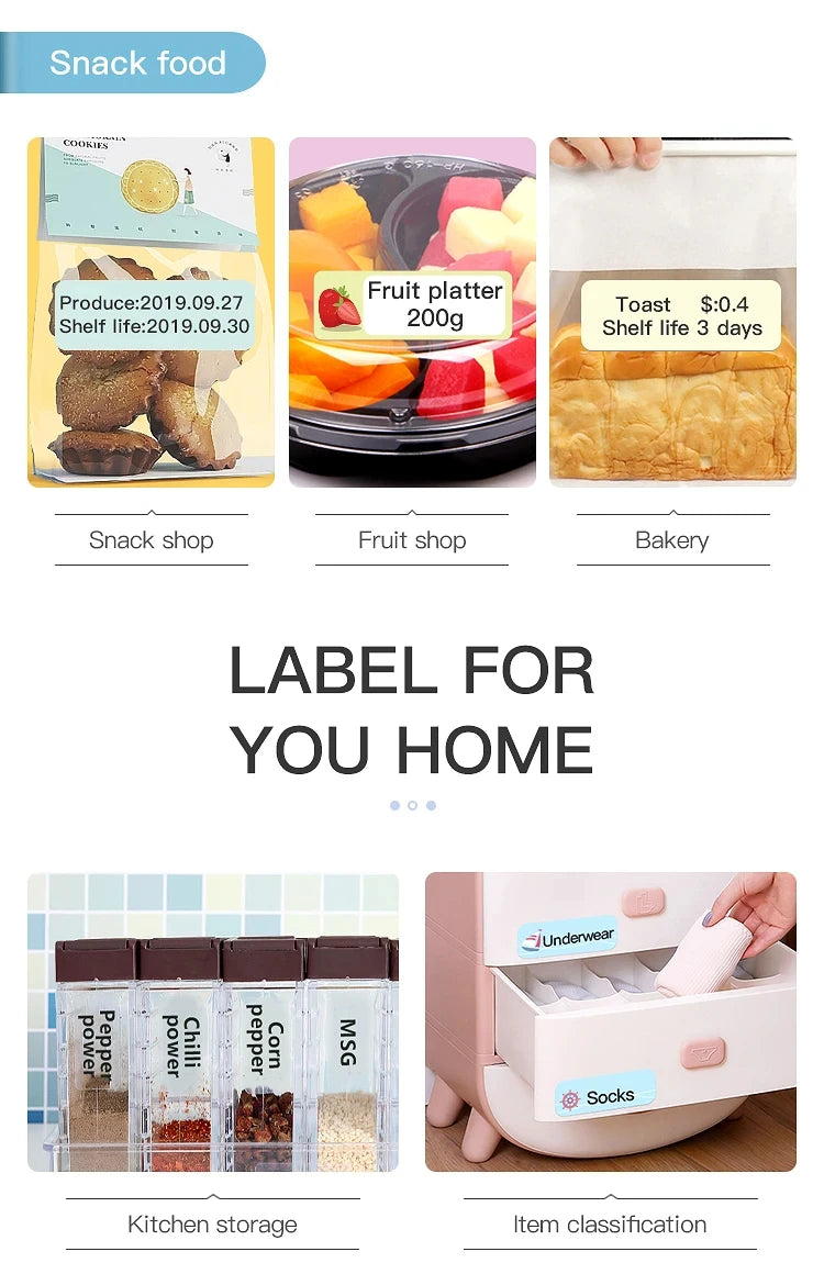 Niimbot Thermal Label Sticker Papers – Waterproof & Anti-Oil