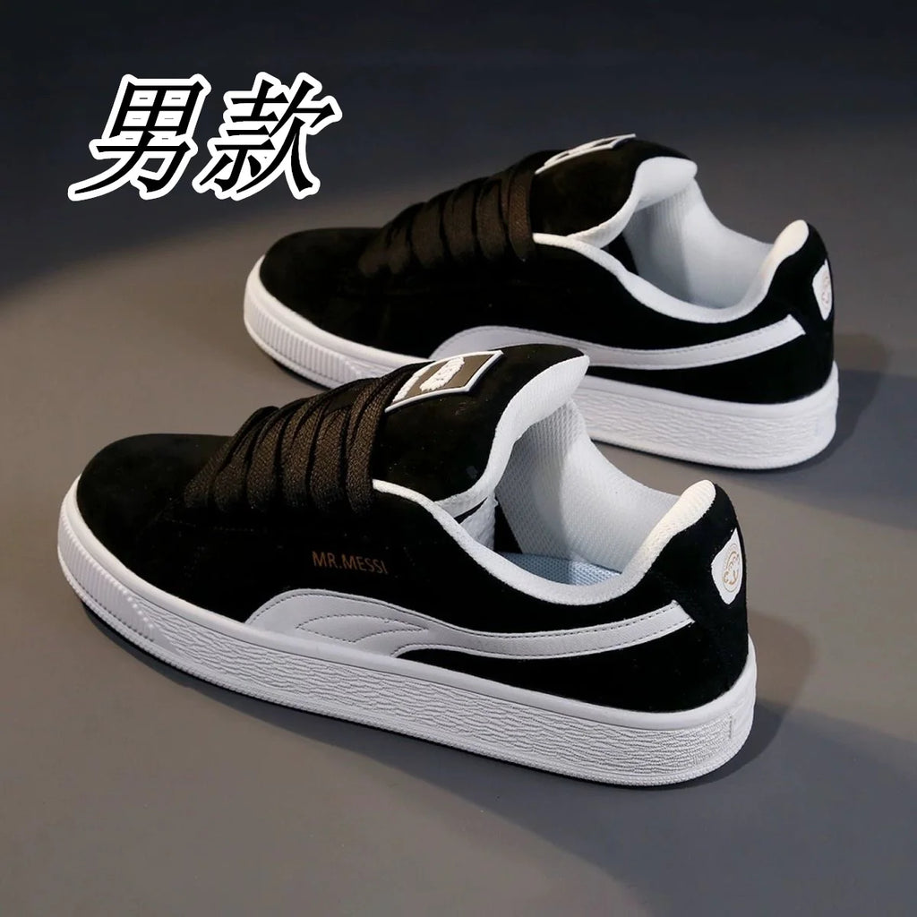 Low-Top Skate Sneakers – Breathable Lace-Up, Men & Women
