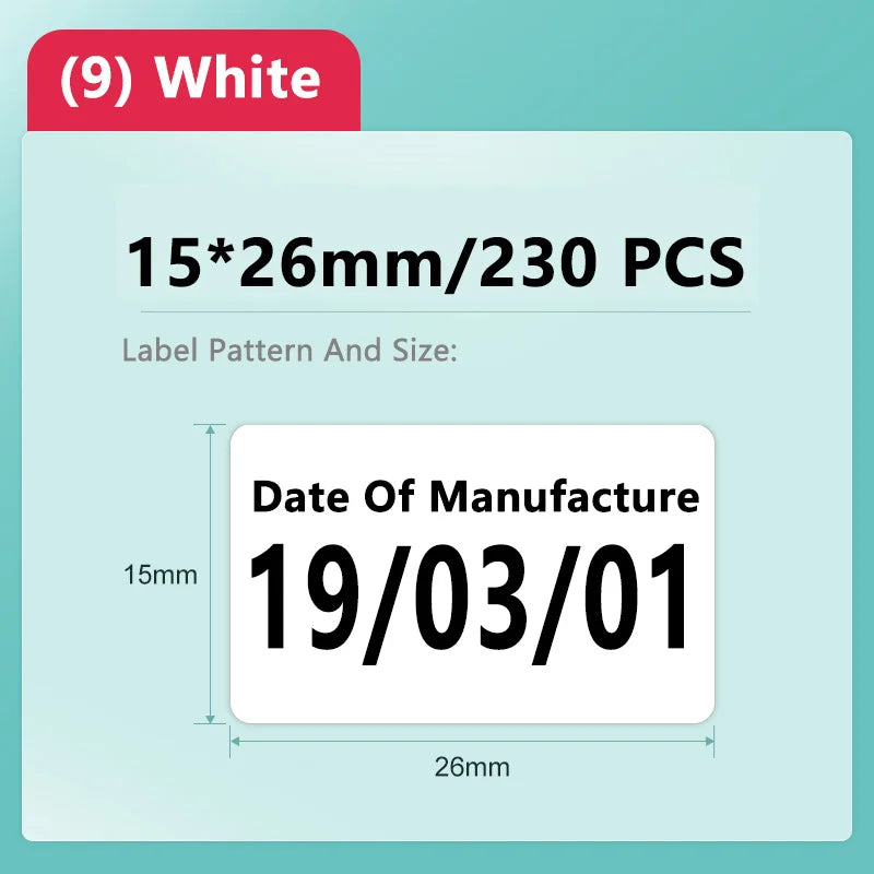 Niimbot Thermal Label Sticker Papers – Waterproof & Anti-Oil