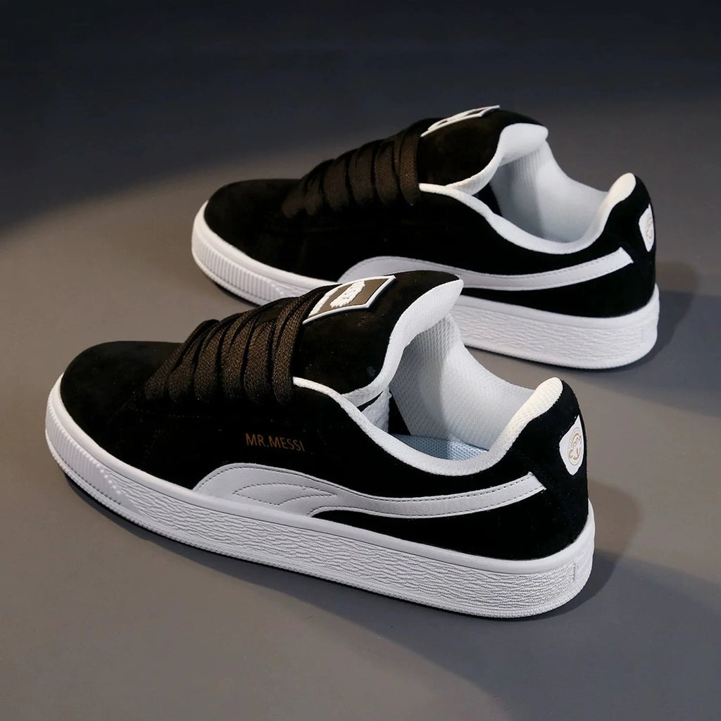 Low-Top Skate Sneakers – Breathable Lace-Up, Men & Women