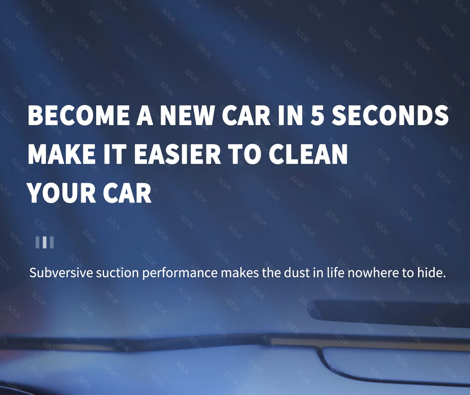 Portable Wireless Car Vacuum Cleaner – Handheld 98000PA
