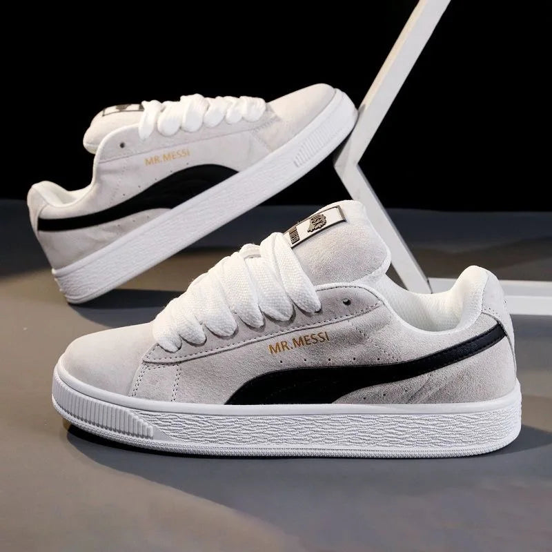 Low-Top Skate Sneakers – Breathable Lace-Up, Men & Women
