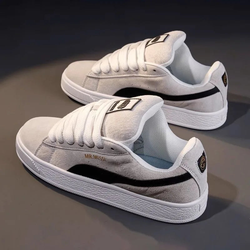 Low-Top Skate Sneakers – Breathable Lace-Up, Men & Women
