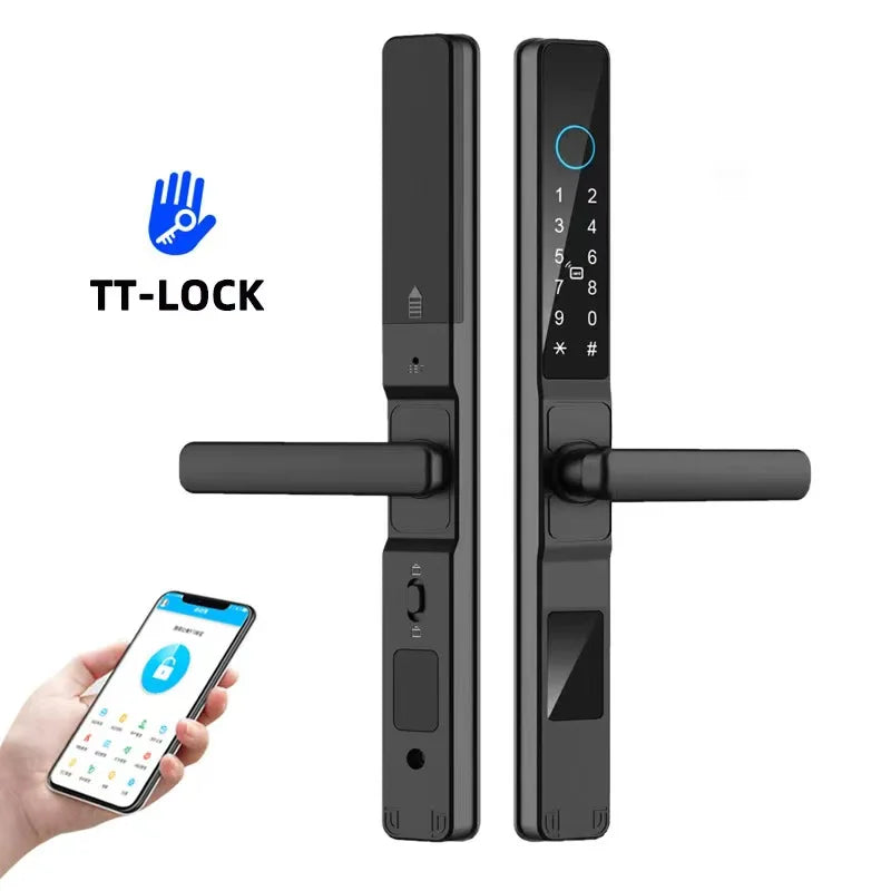 Smart Waterproof Sliding Door Lock with Bluetooth App Control