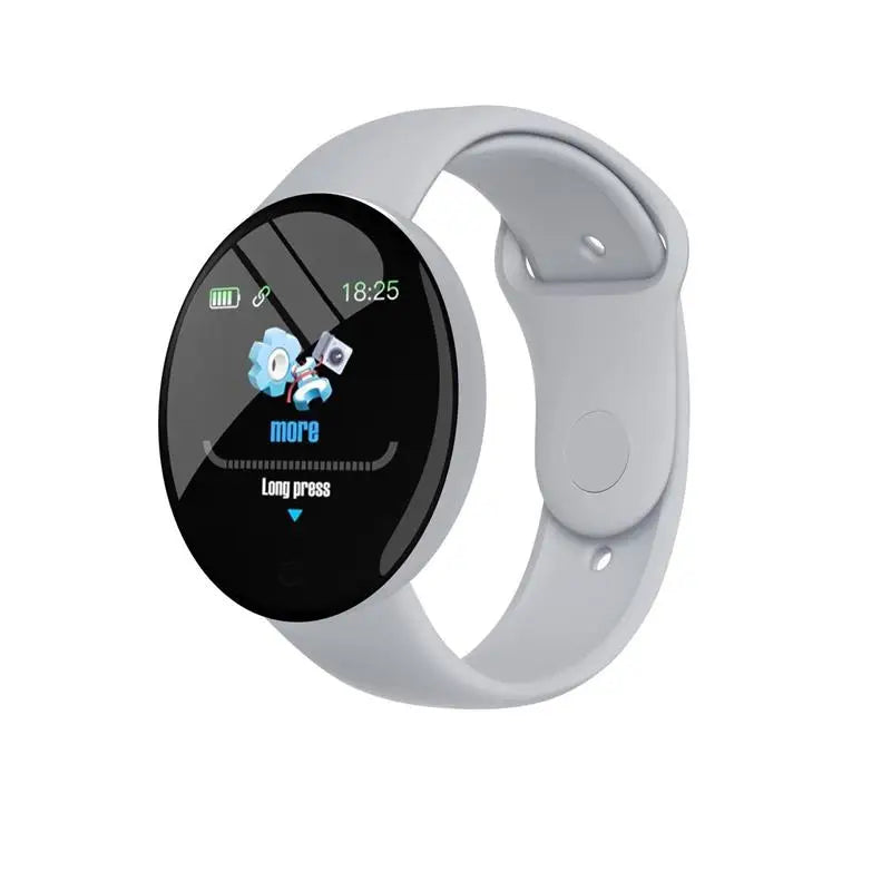 D18 Circular Smart Watch – Bluetooth Fitness Tracker with Activity & Call Notifications