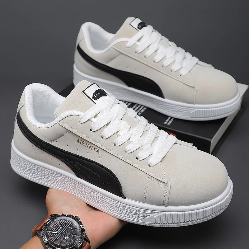 Unisex Low-Top Skate Sneakers – Lace-Up Casual Shoes
