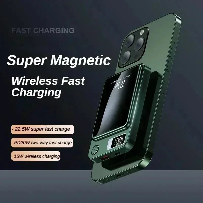 Magnetic Power Bank – 22.5W Fast Wireless Charging