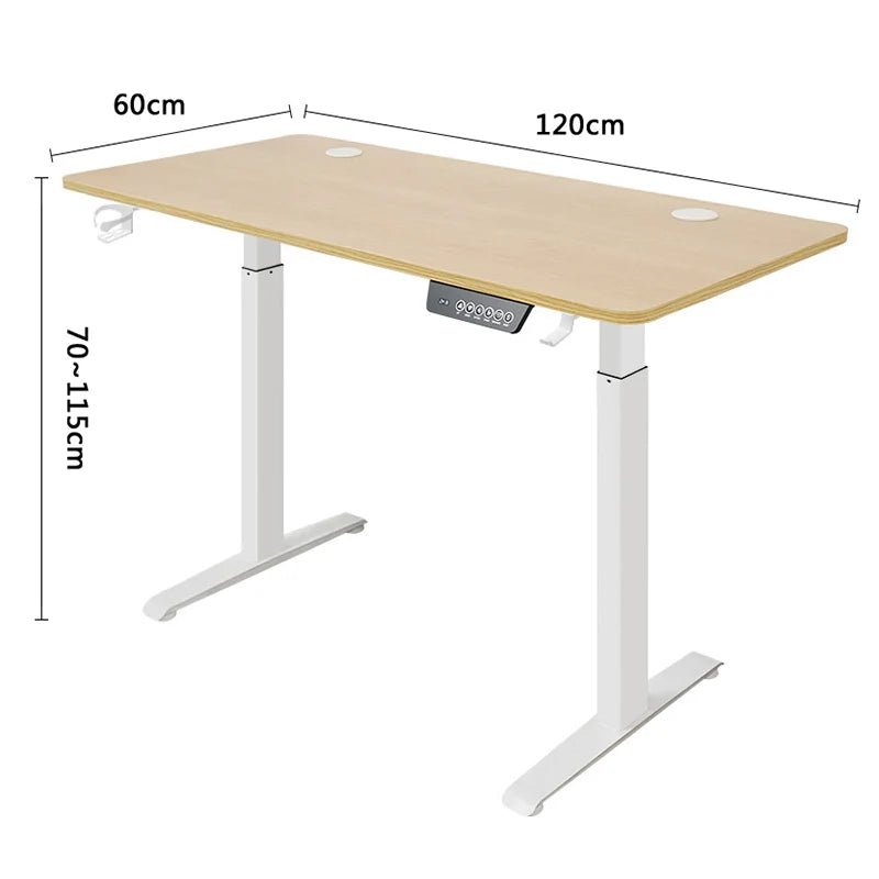 Electric Height-Adjustable Standing Desk – Sit-Stand Home Office Desk