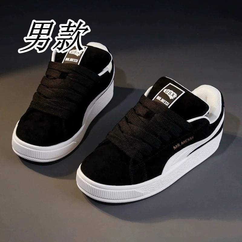 Low-Top Skate Sneakers – Breathable Lace-Up, Men & Women