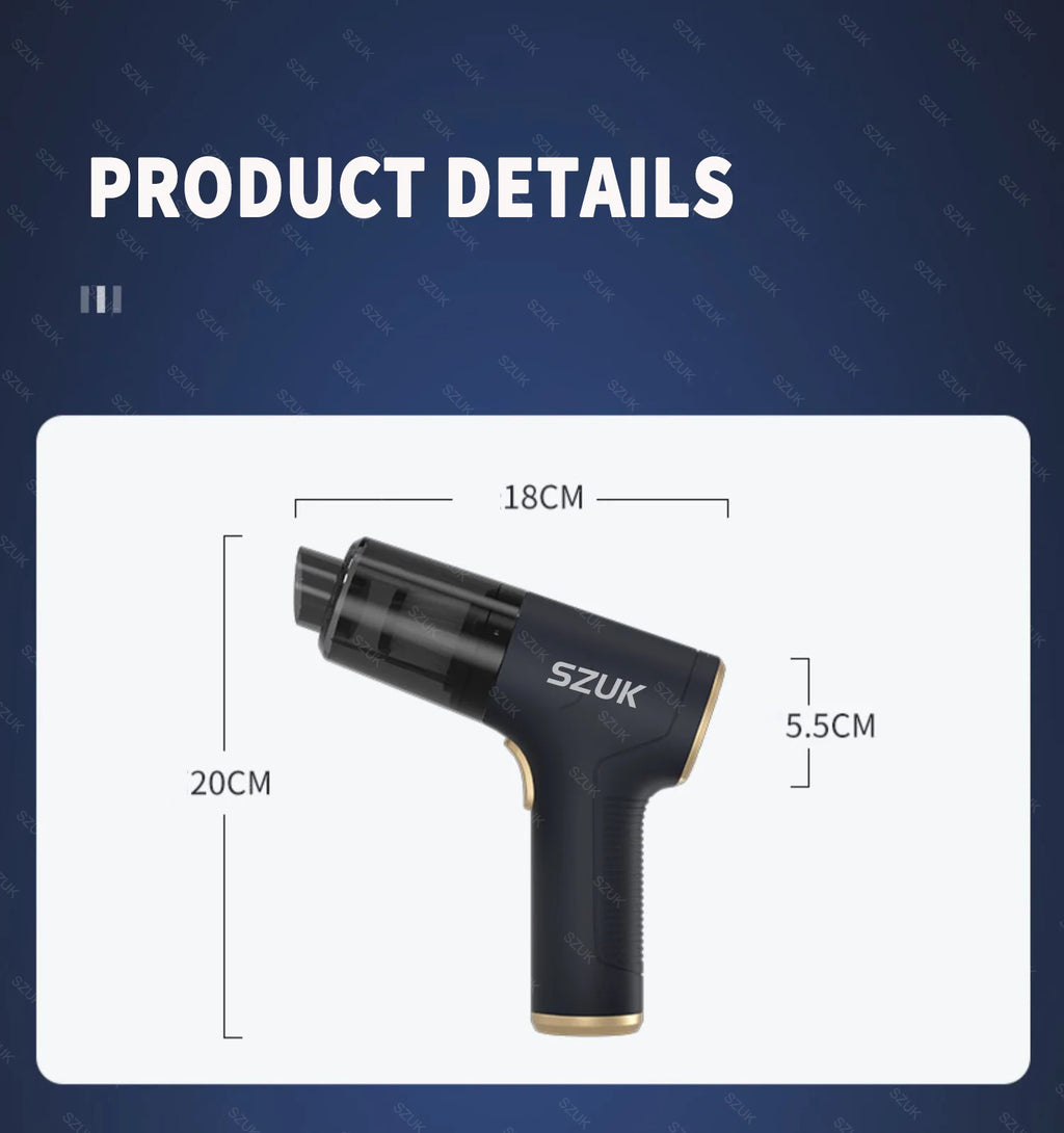 Portable Wireless Car Vacuum Cleaner – Handheld 98000PA