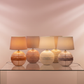 Macaron Stained Glass Table Lamp – Handmade, E27 Bulb, Trichromatic Dimming, Bedroom Decor