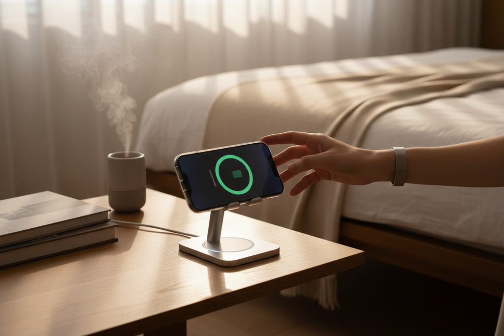 MagSafe Charging Stand – Lifestyle