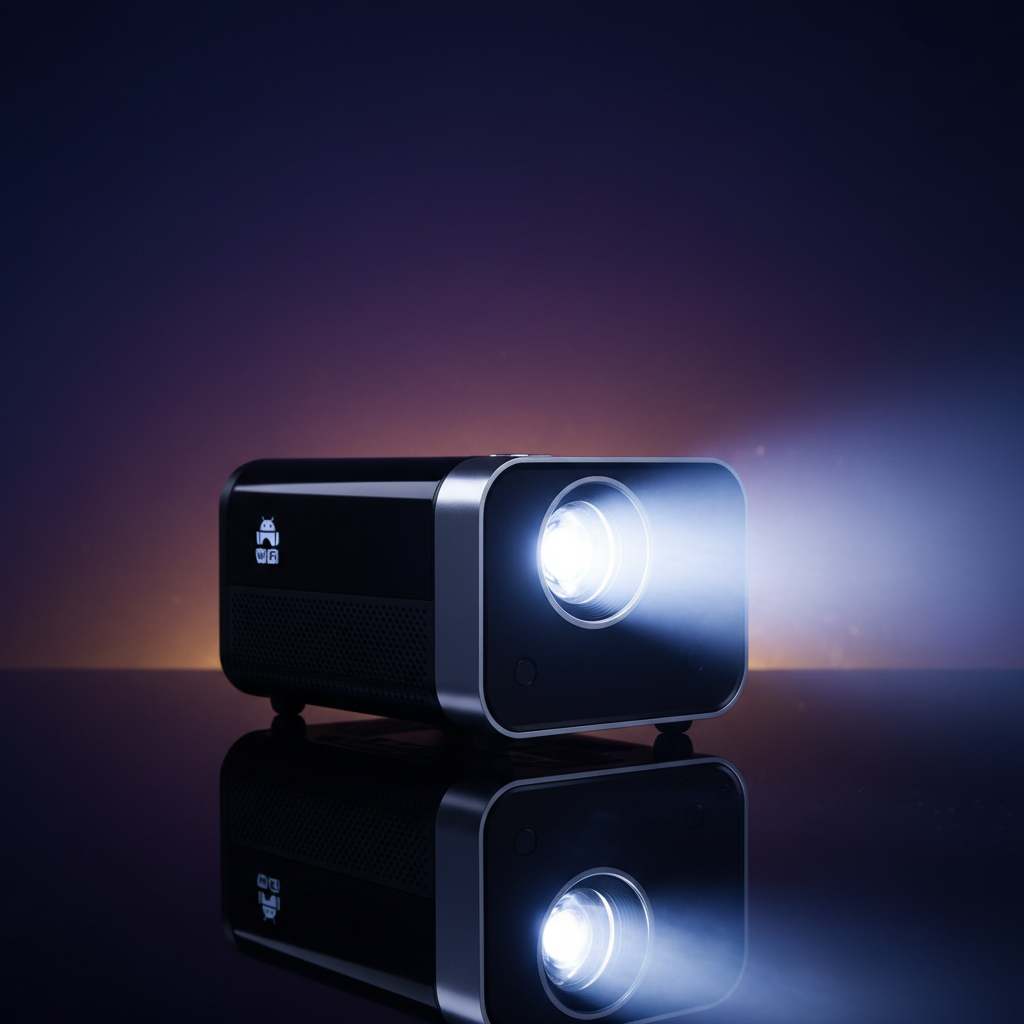 Mini Projector Beam - Purple & Gold