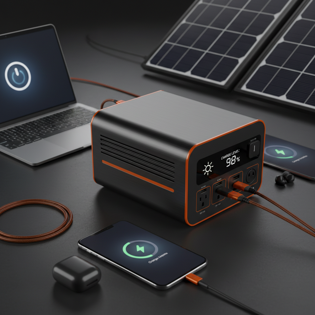 Portable Solar Power Station charging devices