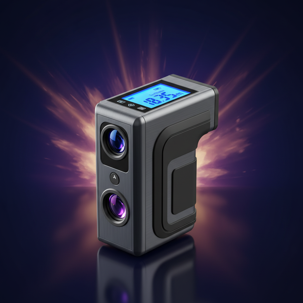 Rangefinder Display - Purple & Gold