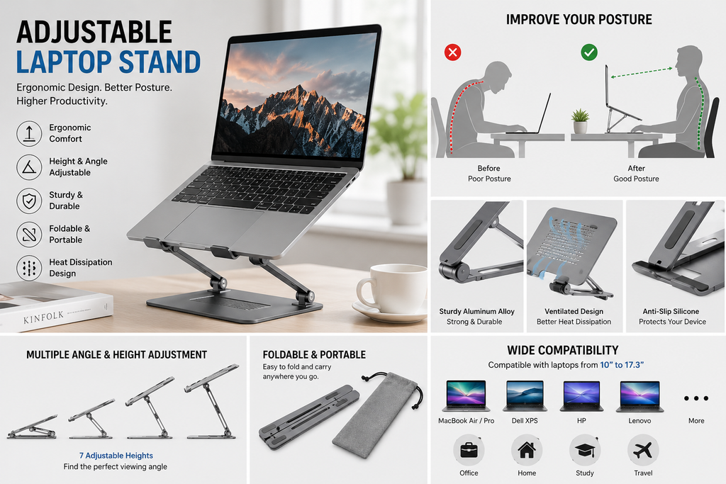 Adjustable Laptop Stand