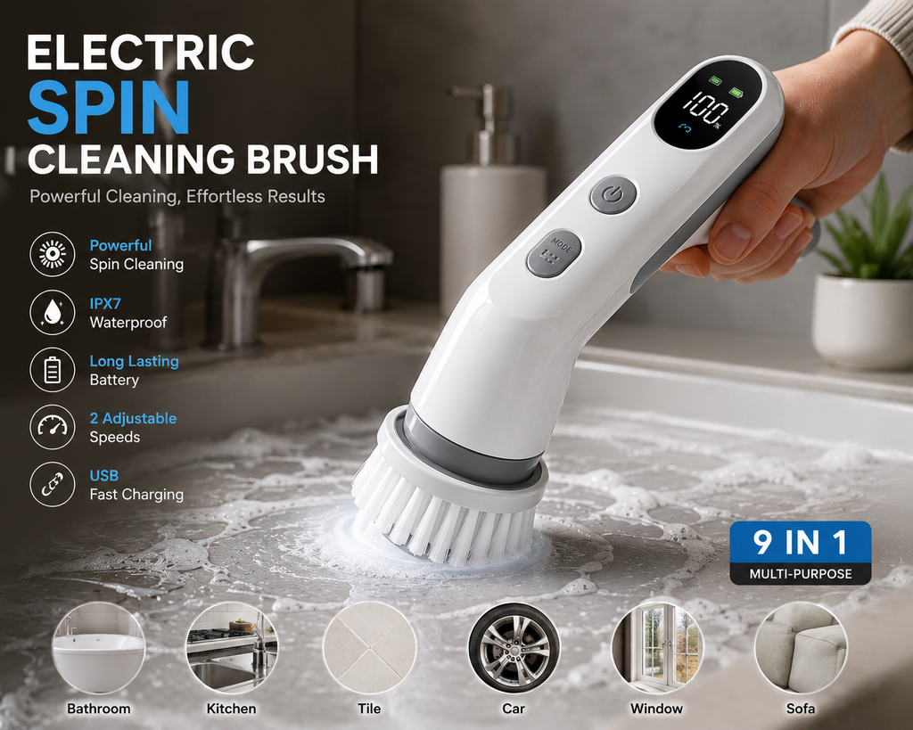 Electric Spin Cleaning Brush