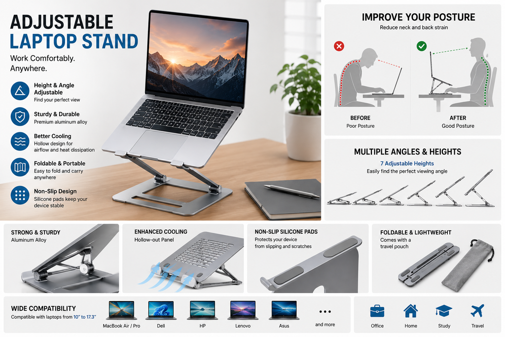 Adjustable Laptop Stand
