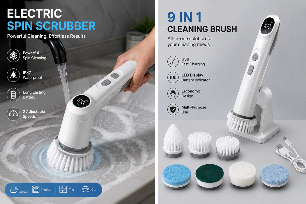 Electric Spin Cleaning Brush