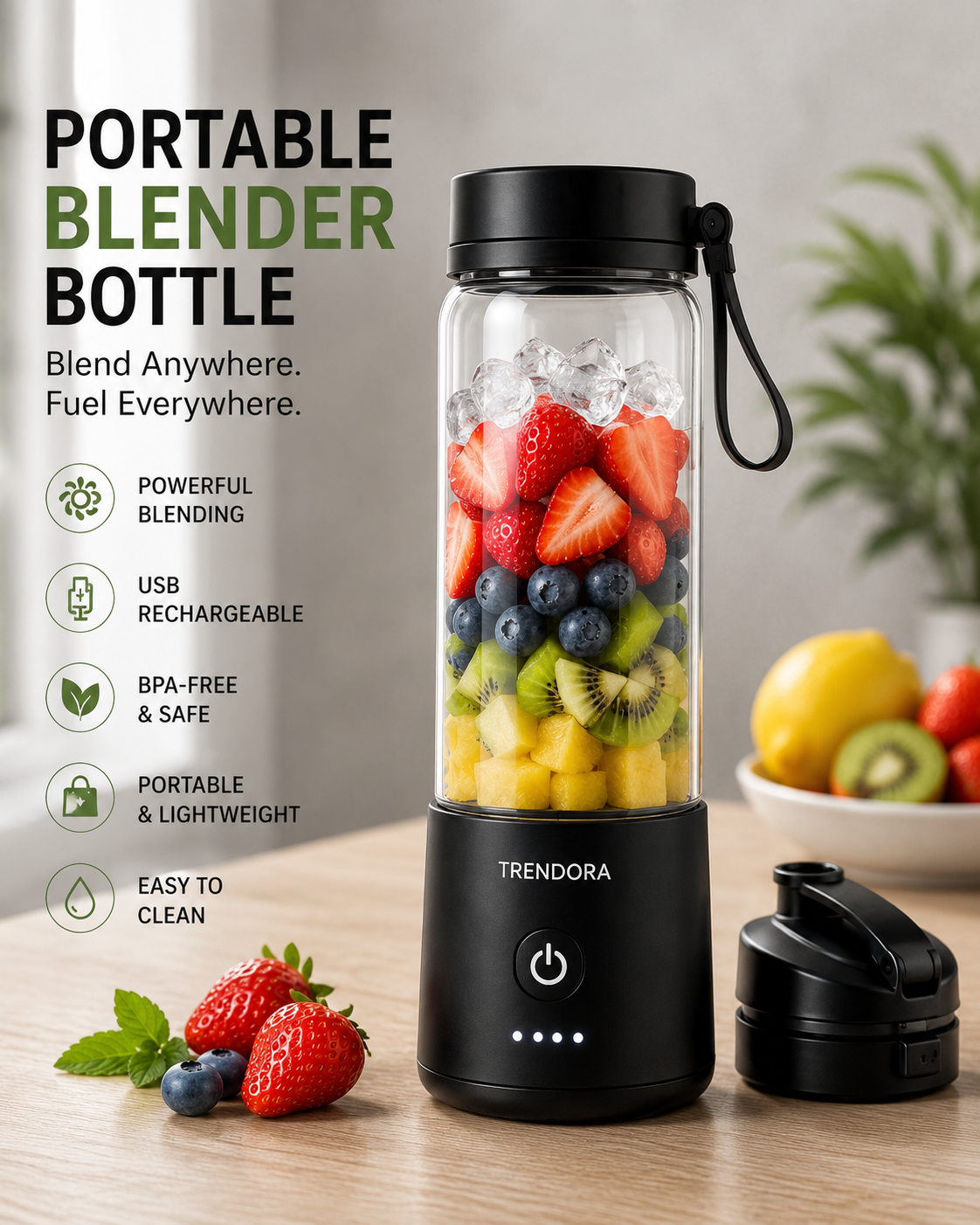 Portable Blender Bottle
