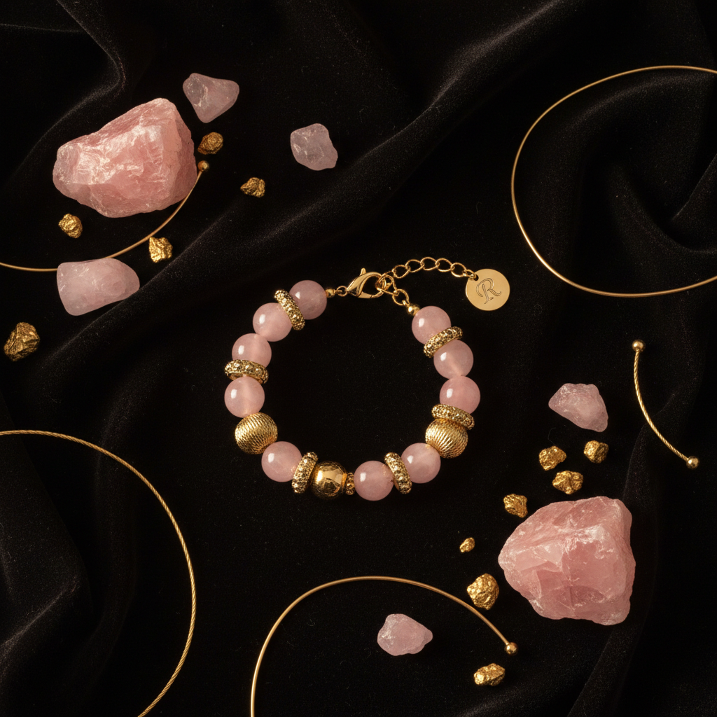 Rose Quartz styled
