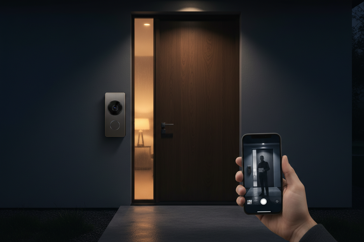 Video Doorbell Night Vision – Lifestyle